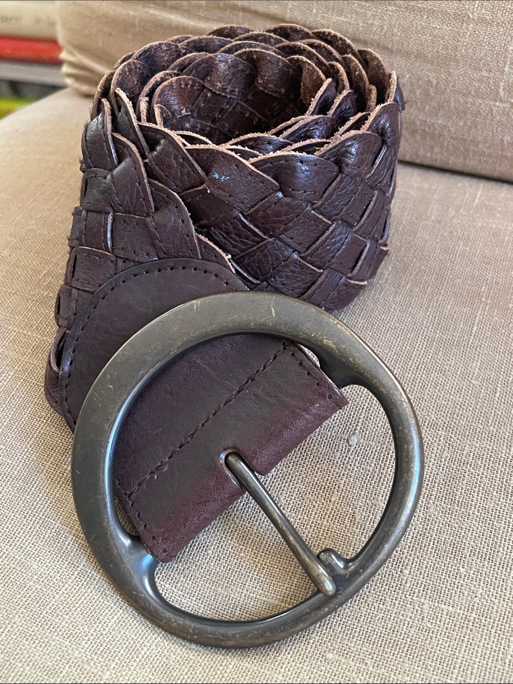 Banana Republic Woven Leather Belt